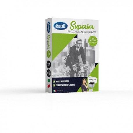 Carta per fotocopie Buffetti Superior- f.to A4 - 21x29,7 cm - 80 g