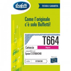 Cartuccia ink jet - Compatibile - C13T664340 - magenta