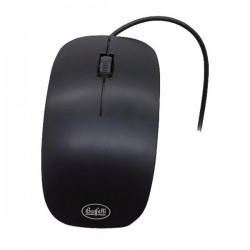 Mouse ottico USB 1200 dpi - nero - Linea Black White