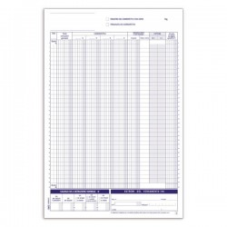 Registri corrispettivi - Primanota dettaglianti (Corrispettivi del mese) - Blocco - 24 fogli