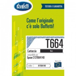 Epson Cartuccia ink jet - Compatibile - C13T664140 - nero