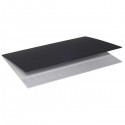 Sottomano in plastica soft - 2 specchi - f.to 49x34,5 cm - nero