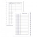 Scadenzario gen/dic per soli effetti passivi - Registro - 4 pagine/mese