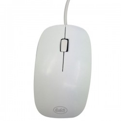 Mouse ottico USB 1200 dpi - bianco - Linea Black White