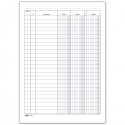 Registro Dare/Avere/Saldo - 100 pagine - 24x17 cm
