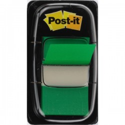 Segnapagina Post-it® Index 680 - verde - 25,4x43,2 mm