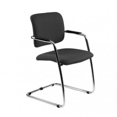 SEDIA VISITATORE ALEXA - BRACCIOLI INCLUSI - SIMILPELLE